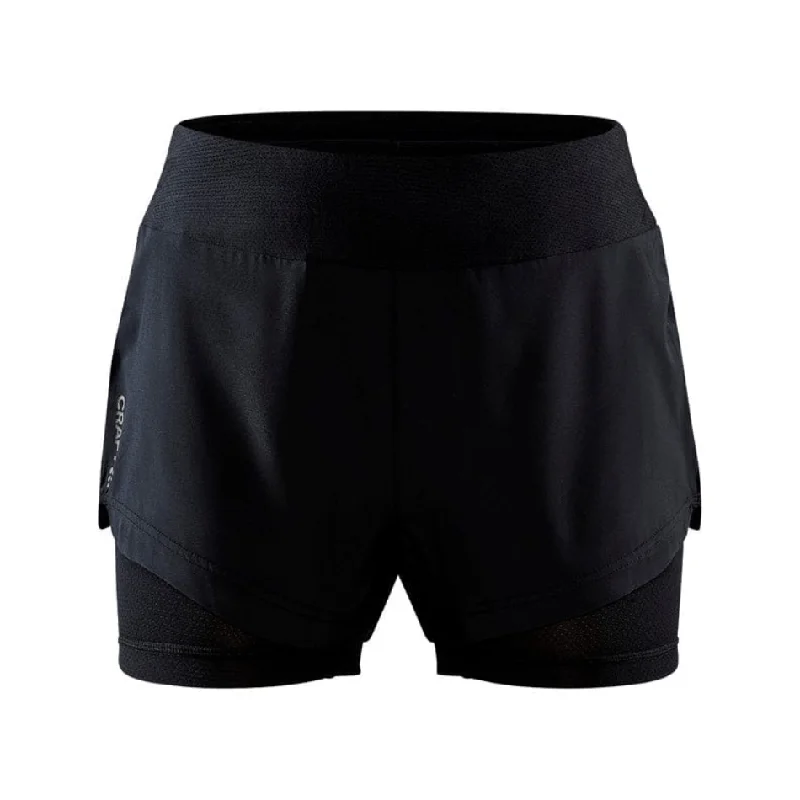 Craft Women's ADV Essence 2-in-1 Shorts Black SS24