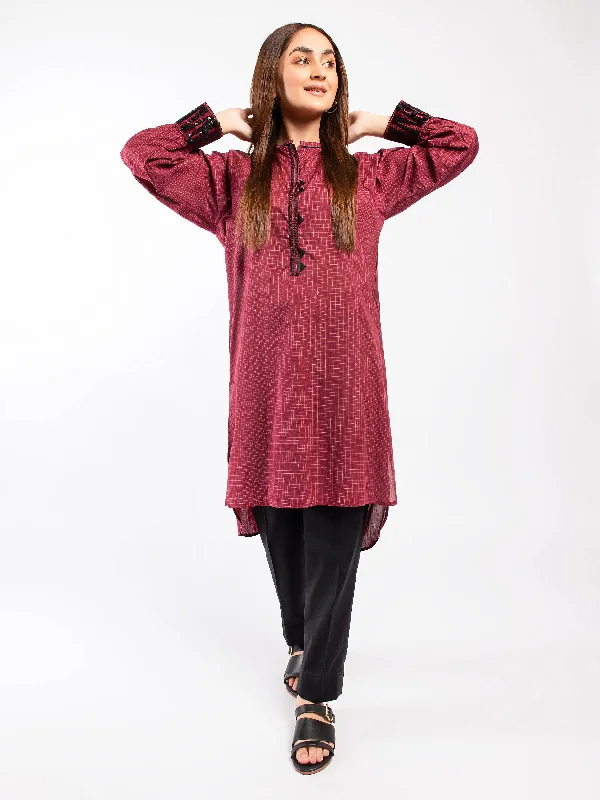 Yarn Dyed Shirt-Embroidered (Pret)