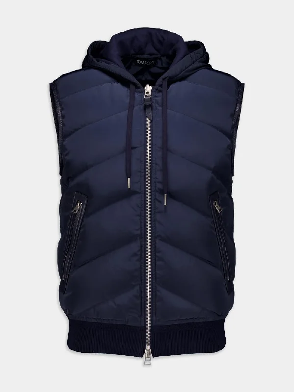 Padded Hooded Vest