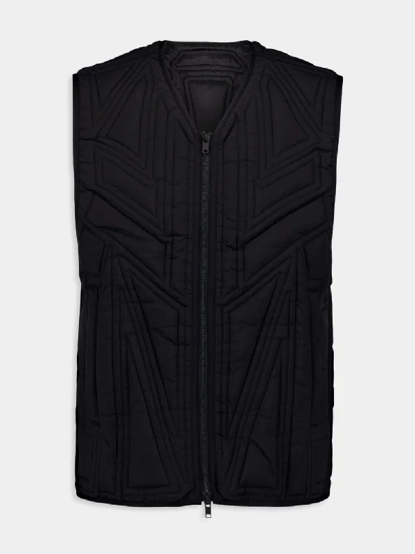 x Adidas Quilted Zip-Up Vest