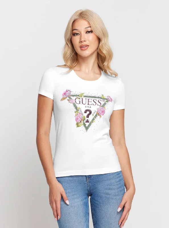 White Short Sleeve Logo T-Shirt