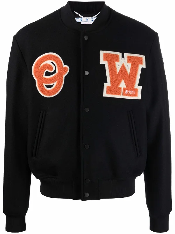 Varsity bomber jacket