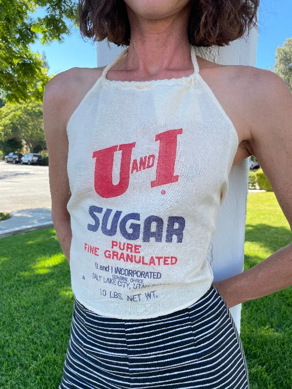 U & I Sugar Sack Halter Top