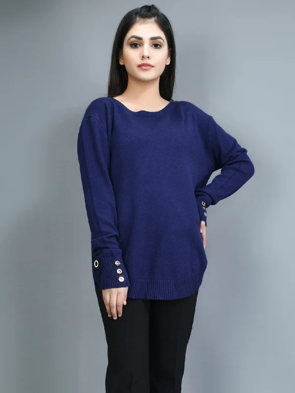 Eyelet detail Sweater