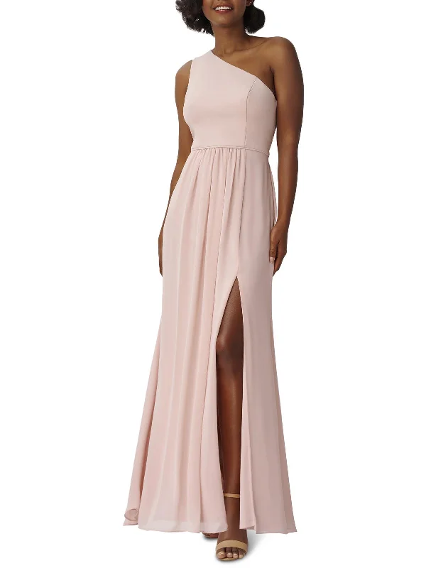 Womens Chiffon Maxi Evening Dress