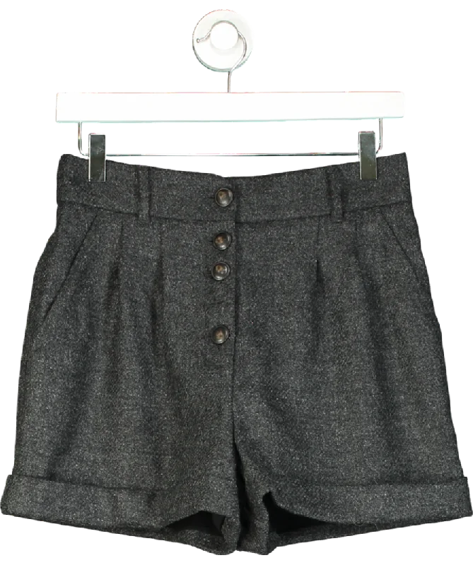 Sezane Wallace Shorts - Charcoal Grey - Sézane UK S