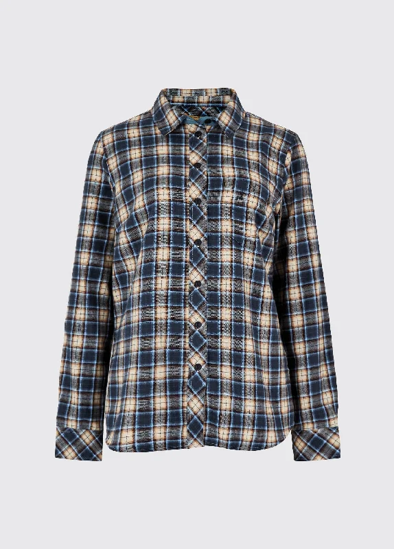 Japonica Check Shirt - Peacock Blue