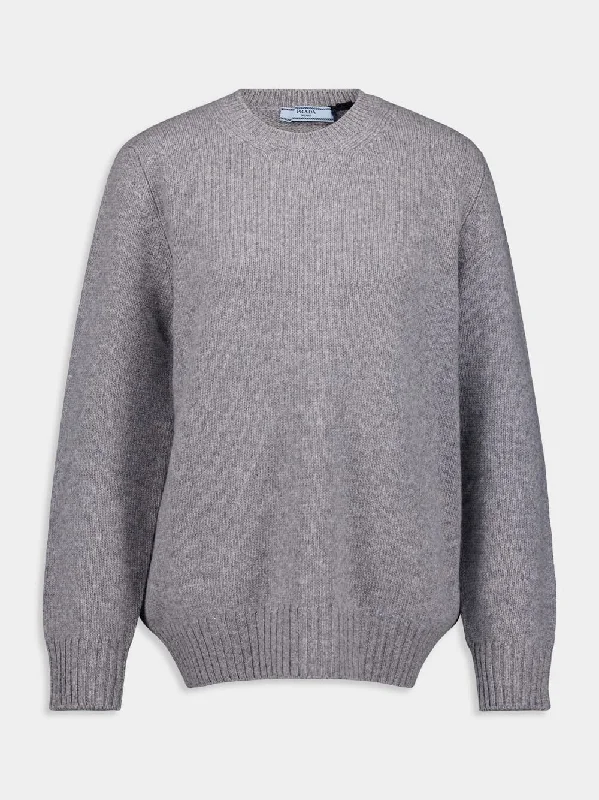 Wool And Cashmere Crew-Neck Sweater