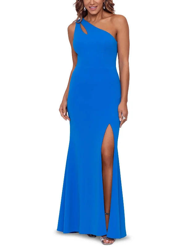 Womens Side Slit Maxi Evening Dress