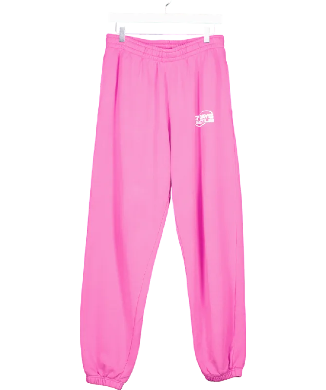 7 Days Active Pink Monday Pants UK M