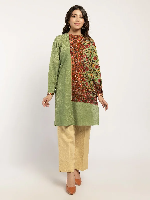 Khaddar Shirt-Printed (Pret)