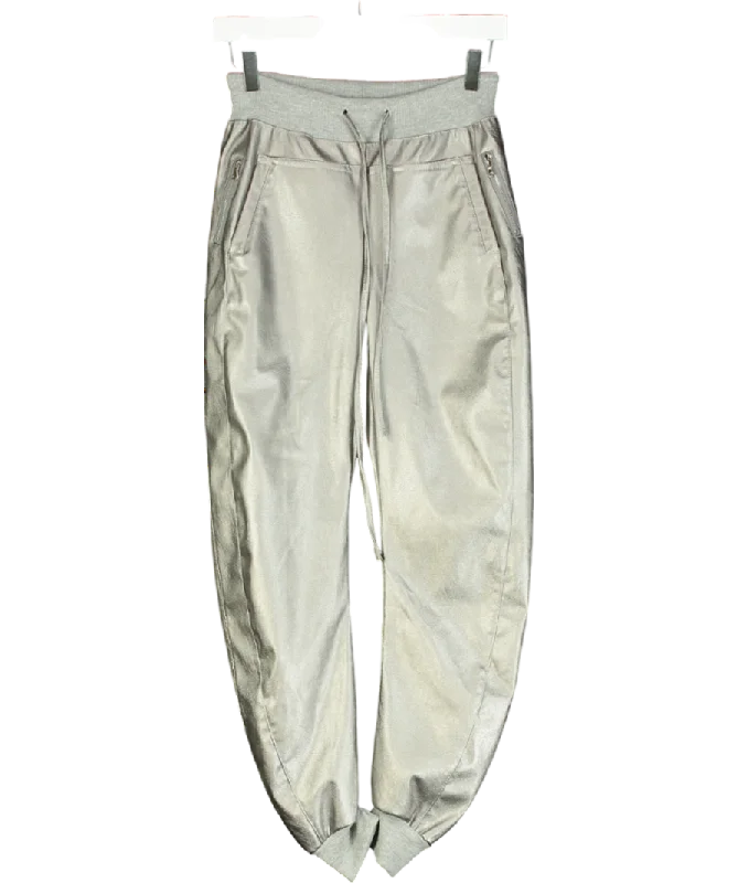 Suzy D Metallic Pewter Ultimate Jogger UK XS