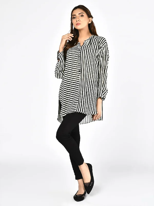 Black & White Striped Shirt