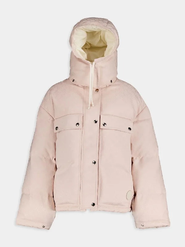 GG Cotton Canvas Puffer Jacket