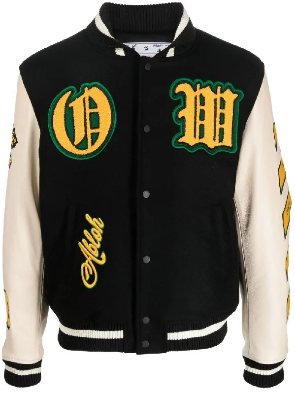 Wool Blend Varsity Jacket