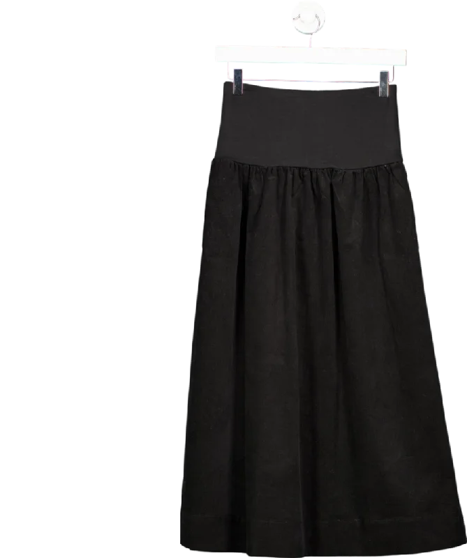 Albaray Black Cord & Jersey Skirt UK 8