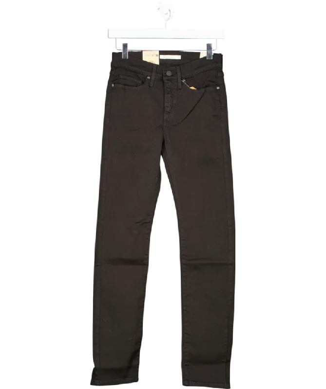 levis 312 Black Shaping Slim Jeans W27