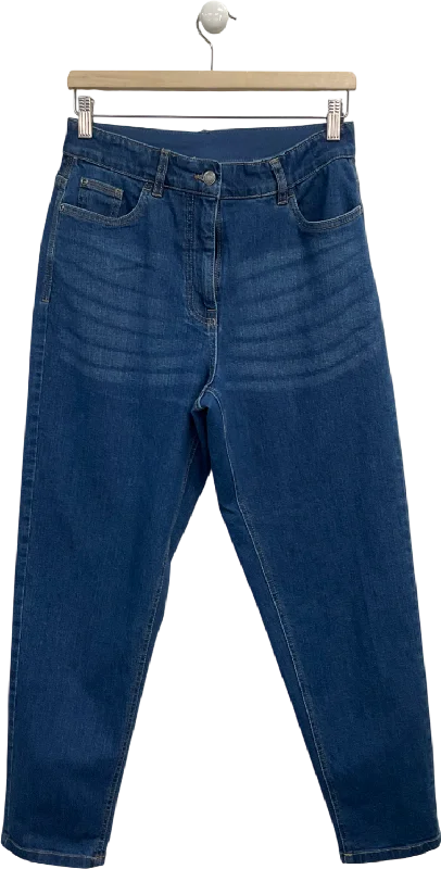 Damart Blue Stretch Straight Leg Jeans UK 10