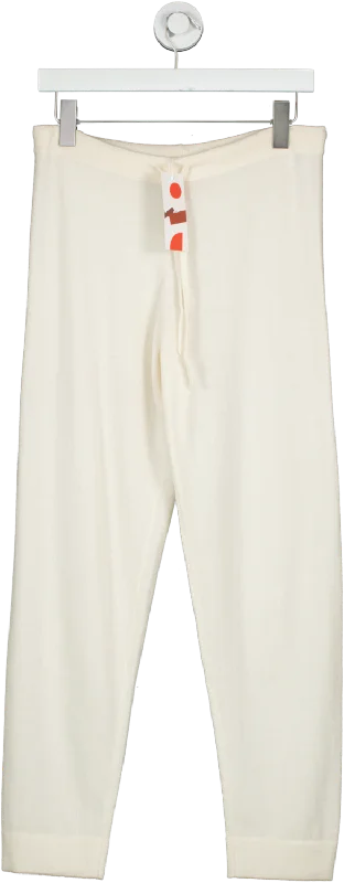 Cashmere In Love Cream Sarah Knit Trousers UK M