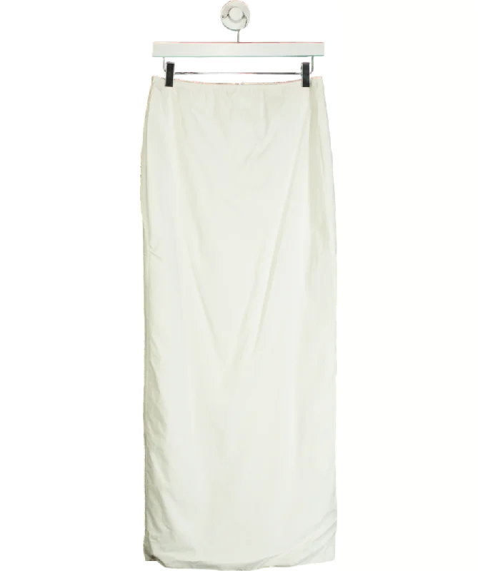 from the offset White Elena Maxi Skirt UK S