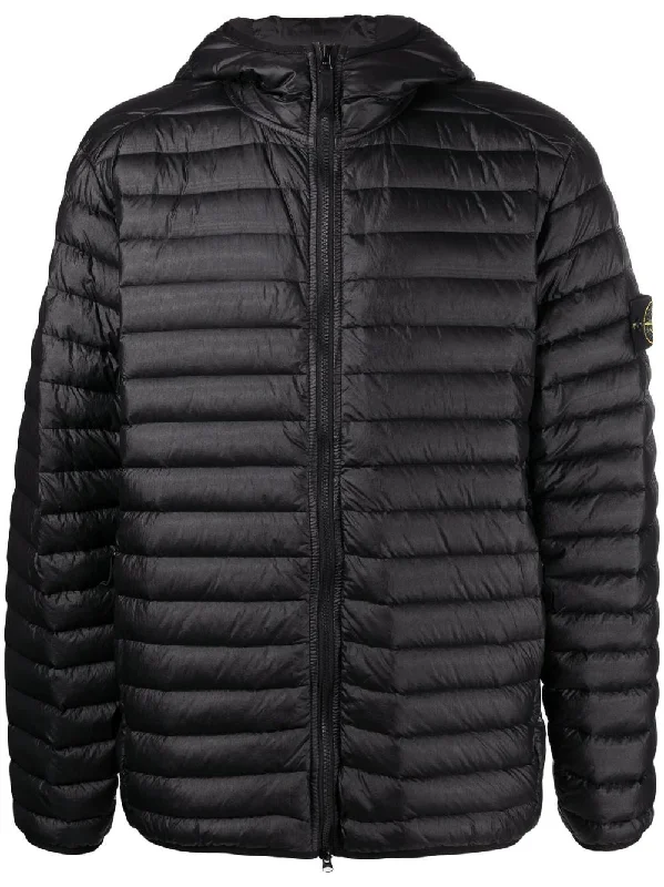 Quilted Hooded Down Jacket