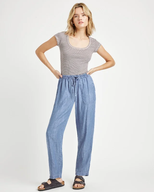 Angie Indigo Straight Leg Pant