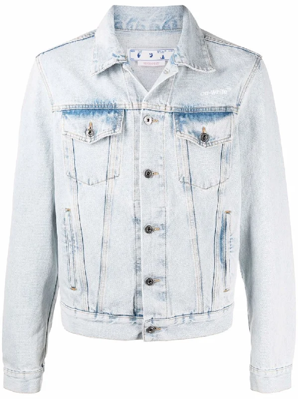 Diag denim jacket