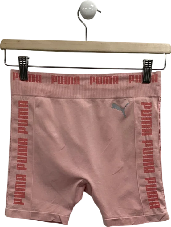 Puma Pink Evoknit  Seamless 5 Inch Training Shorts UK S