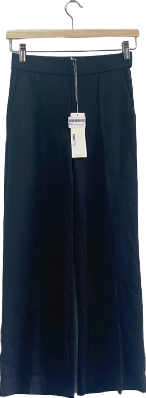 Arket Black Wide Leg Trousers XS