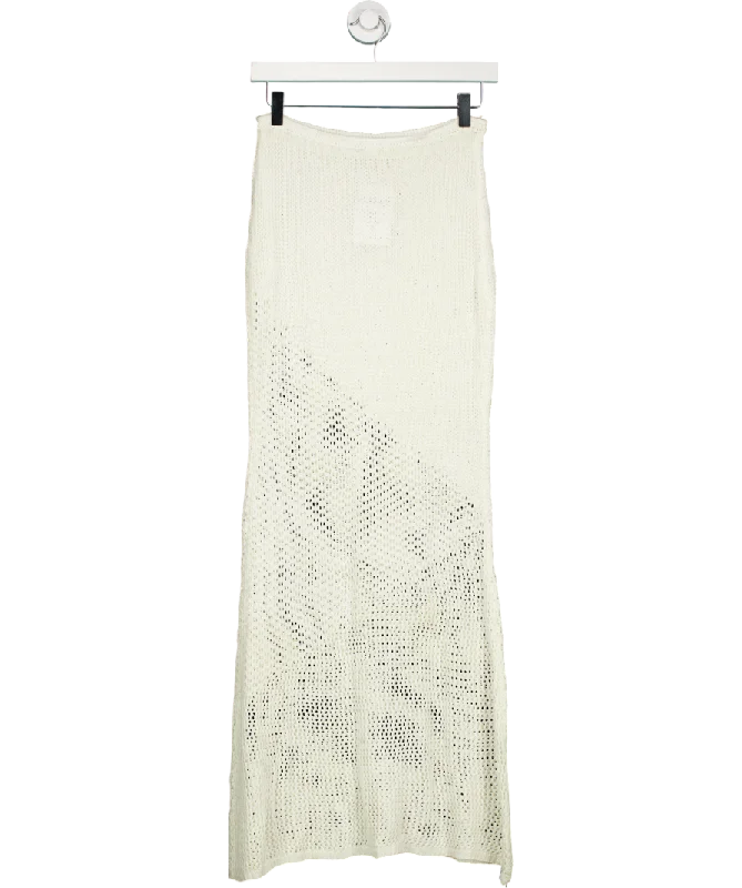 Tiger Mist Cream Shah Skirt UK 10