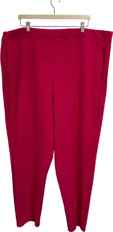 M&S Limited Collection Pink Split Hem Trousers UK 26