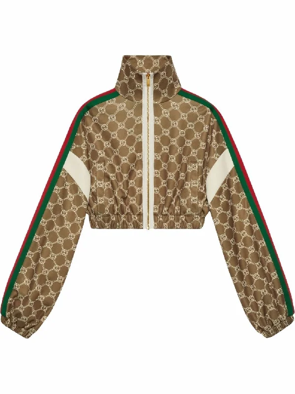 Interlocking G Cropped Track Jacket