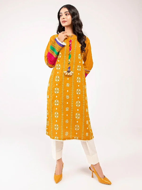 Khaddar Shirt-Embroidered (Pret)