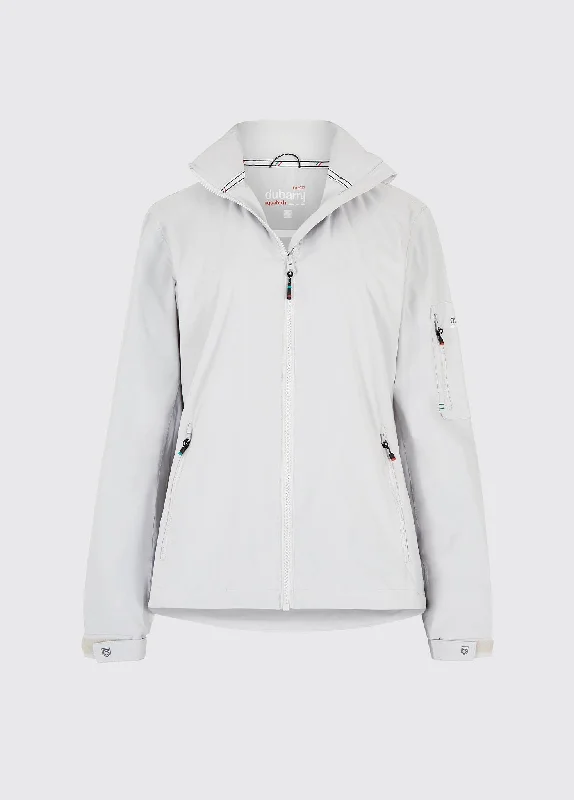 Corfu Women's Crew Jacket - Platinum