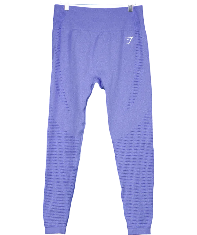 gymshark Blue Wide Leg Zeena Trousers UK XL