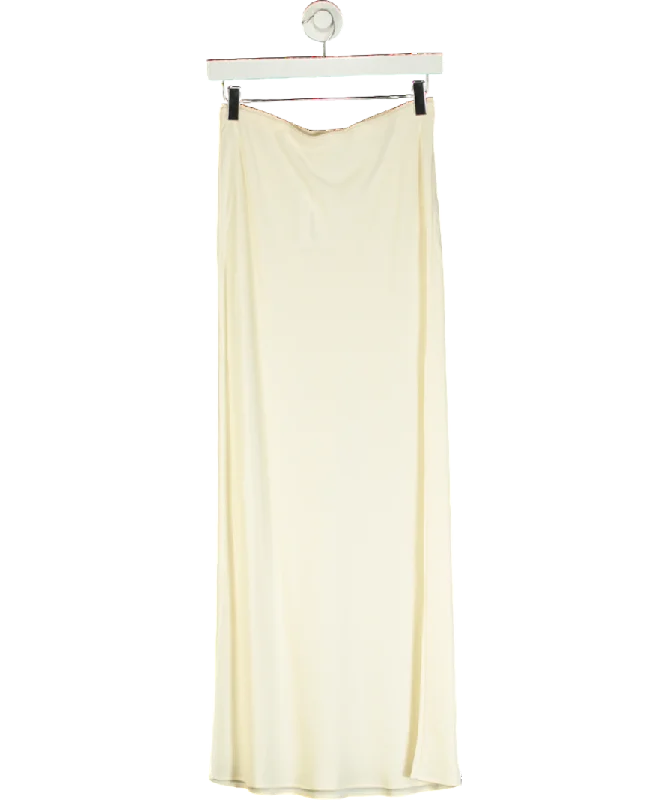 Arket Cream Drape Maxi Skirt UK 8