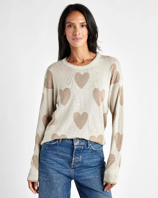 Lottie Cashblend Heart Sweater