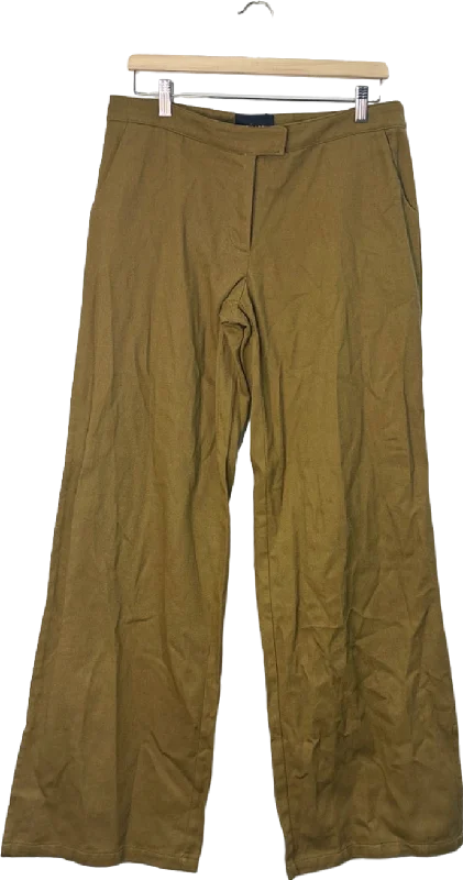 PrettyLittleThing Tan Flared Trousers UK 10